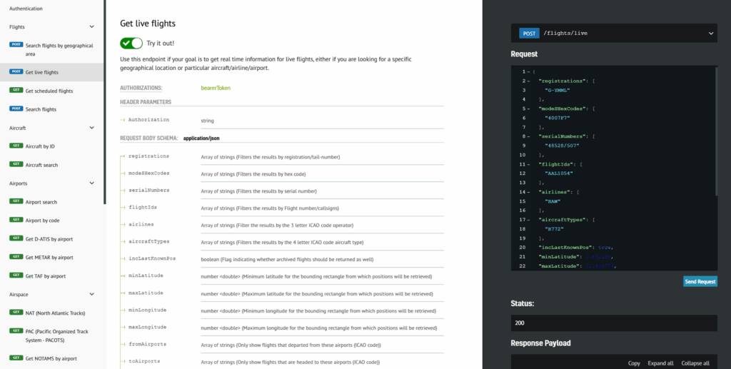 On Demand API Fllights